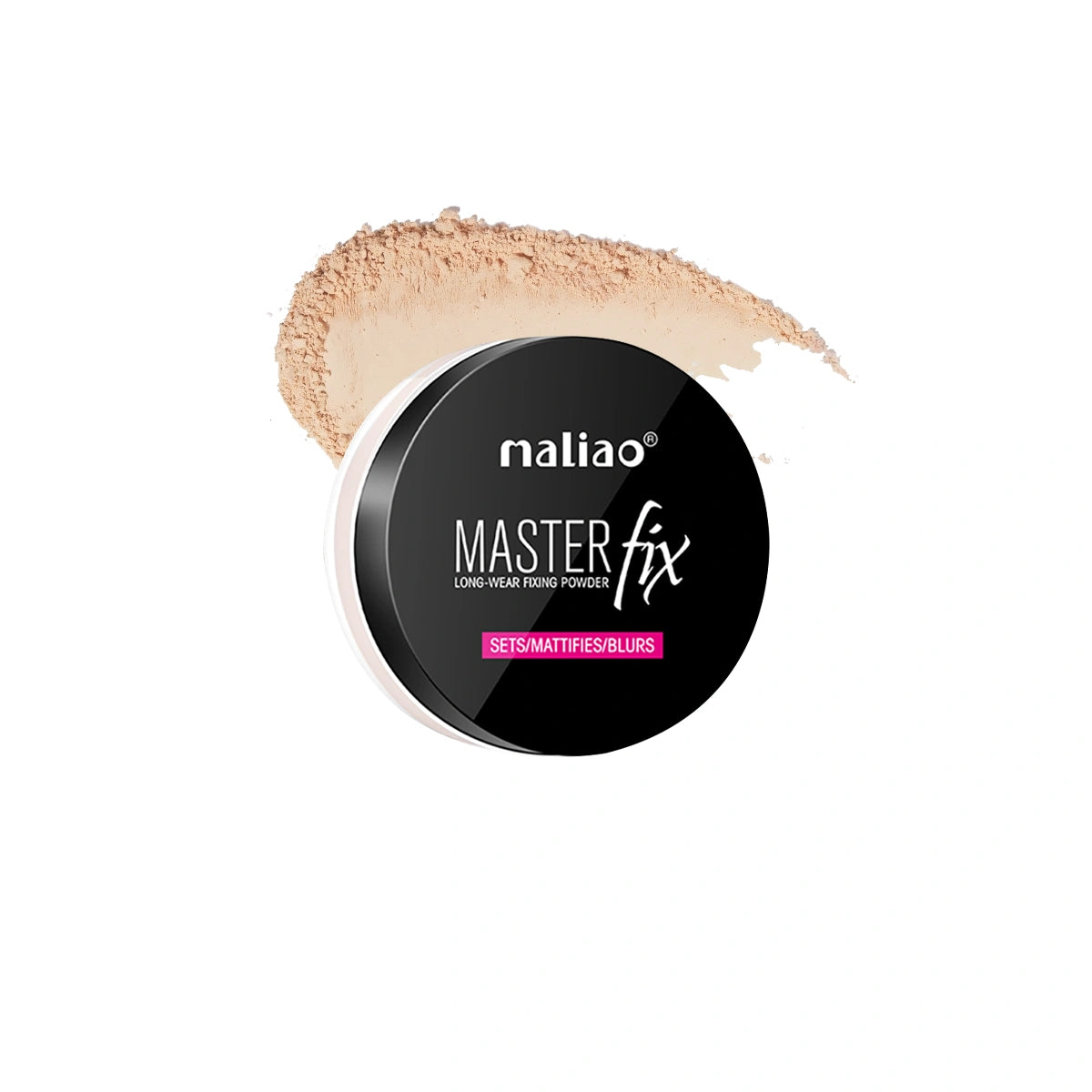 Maliao Master Fix Long Wear Compact Powder - Smooth Finish for All-Day Beauty